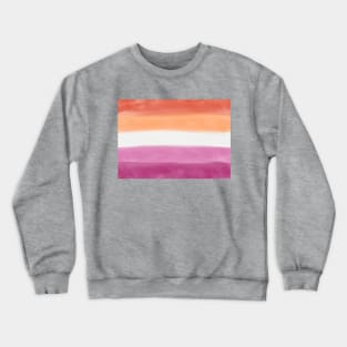 Lesbian flag Crewneck Sweatshirt
